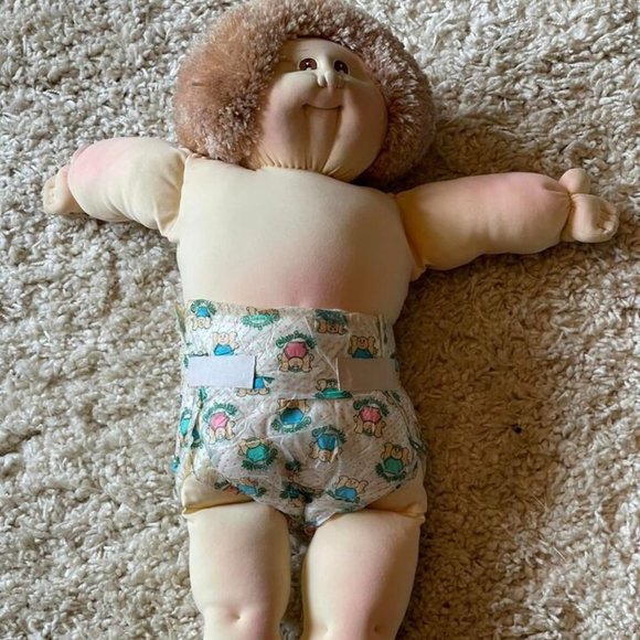 CABBAGE PATCH KIDS DOLL XAVIER ROBERTS LITTLE PEOPLE SOFT SCULPTURE BOY VINTAGE - Picture 10 of 12